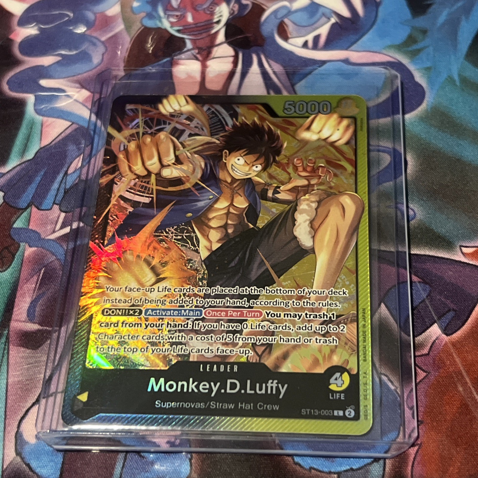 Monkey.D.Luffy (003) - Foil ST13-003 Ultra Deck: The Three Brothers NM