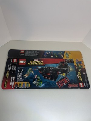 Box Only Lego 76048 Super Hero s Iron Skull Sub Attack Box Only