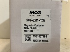 MCG Magnetic Contactor 120v 50/60Hz - MCG-65/11-120v
