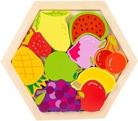 Tangram Puzzle Kinder, FrüChte Tetris Spielzeug, Lernspielzeug