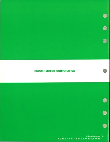 Suzuki Service Manual - LT160E - 2004 -99500-41114-01E - Picture 2 of 6