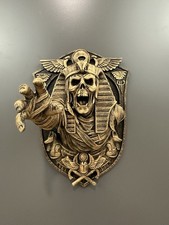 Egyptian Mummy Wall Art Gothic Horror Wall Sculpture Man Cave Decor 9x6x5