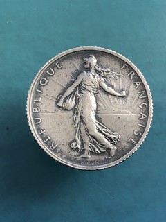 France Semeuse ⭐️ 1 Franc 1908⭐️ ARGENT