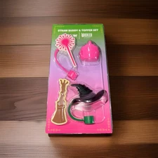 Very Rare Dunkin’/wicked For Good Collaboration Straw Toppers Limited Quantities