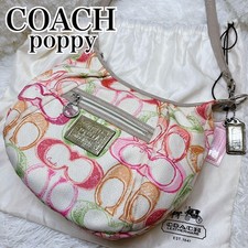 Excellent Condition COACH Shoulder Bag 16700 Poppy