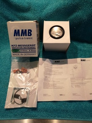 mmb Öldruckmesser 48 mm schwarz unbenutzt Motorrad KFZ
