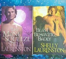 The Mane Squeeze & Beast Behaving Badly by Shelly Laurenston Trade Pb Like New