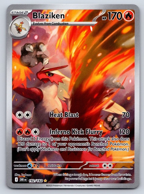 Blaziken #192 (Destined Rivals (2025))