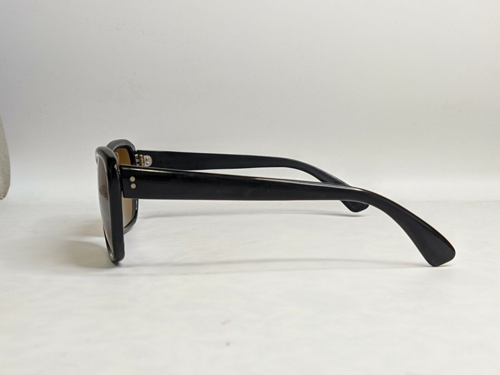 VINTAGE 60s BLACK OVAL RECTANGULAR SUNGLASSES MAD… - image 11
