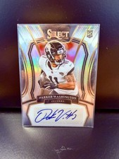 2023 Select Parker Washington RC Silver Auto Jacksonville Jaguars /399 *