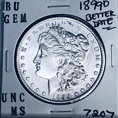 1899 O BU GEM MORGAN SILVER DOLLAR UNC MS+++ U.S. MINT RARE COIN 7207