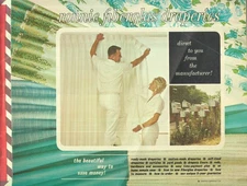 Owens Corning Ronnie Fibergals Draperies sales brochure 1964