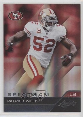2011 Panini Absolute Memorabilia Spectrum Silver 37/50 Patrick Willis HOF n3g
