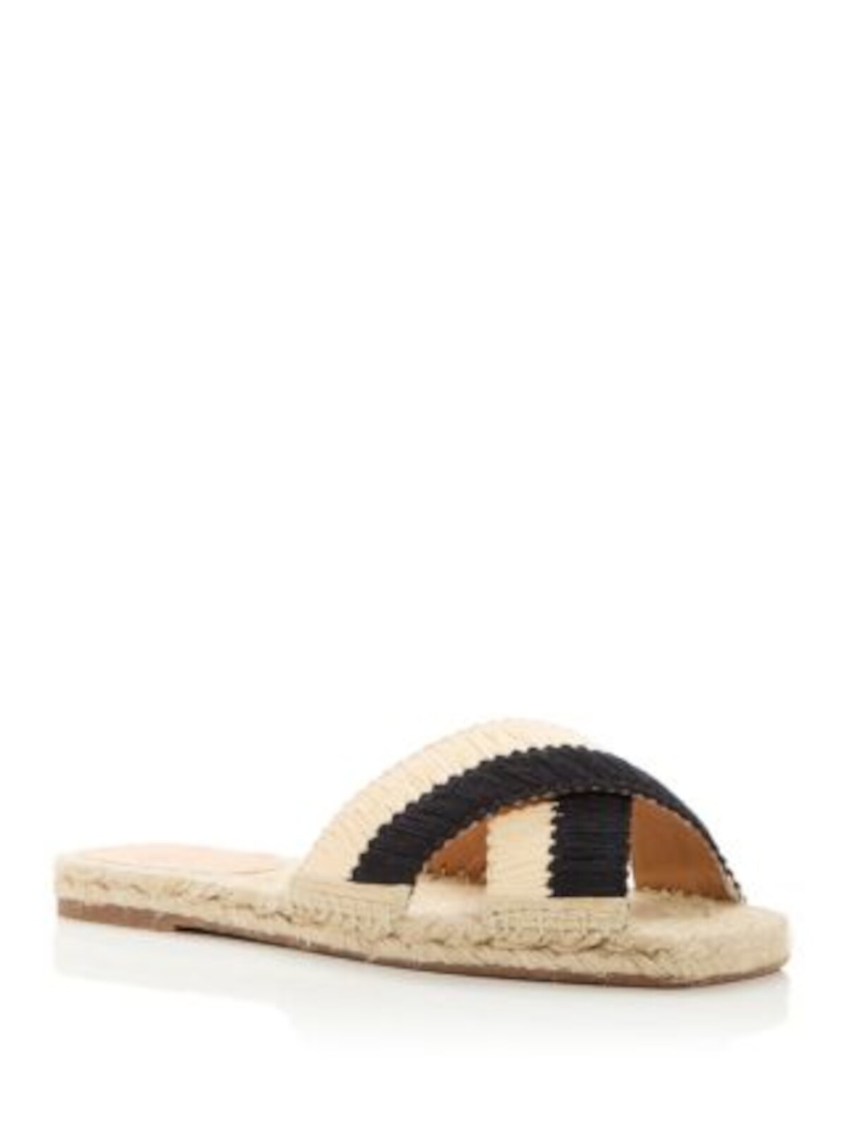 CASTANER Womens Beige Double Cross Strap Priscilla Slip On Espadrille Shoes 37