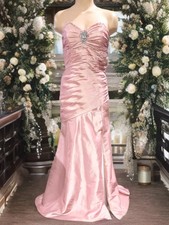 Camille La Vie Pink Beaded Maxi Dress Gown Ruffles Jeweled Wedding Guest Hoco 4
