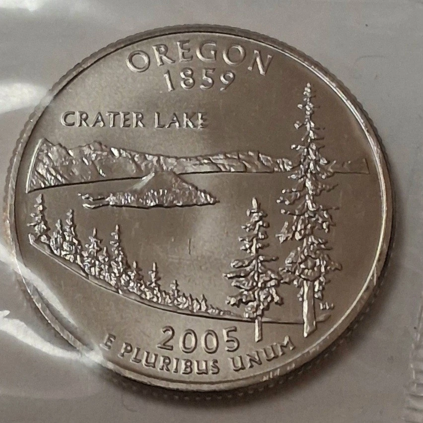 2005 P&D OREGON STATE QUARTER'S SPECIAL FINISH.05 P IS DDR FS-802 &05 D DÐR-003 - Image 2 of 4