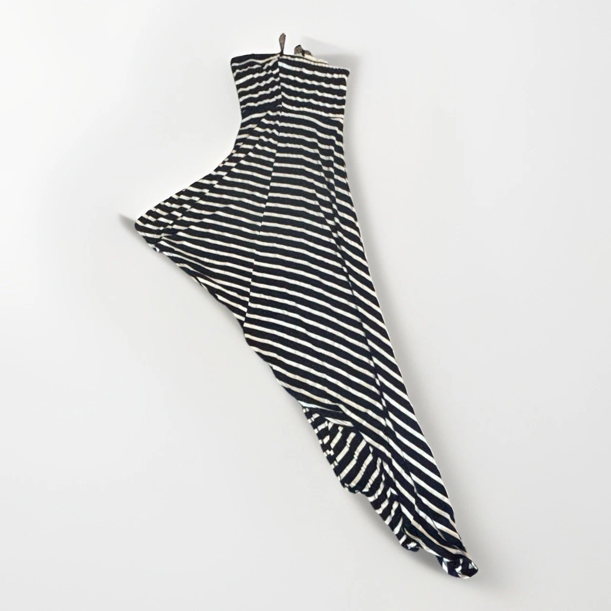 VETEMENTS Abito Arden B a righe blu e bianco in cotone senza spalline senza maniche donna piccolo