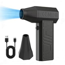 Air Duster 130000RPM Strong Winds Brushless Mini Turbo Jet Blower Duster Cleaner