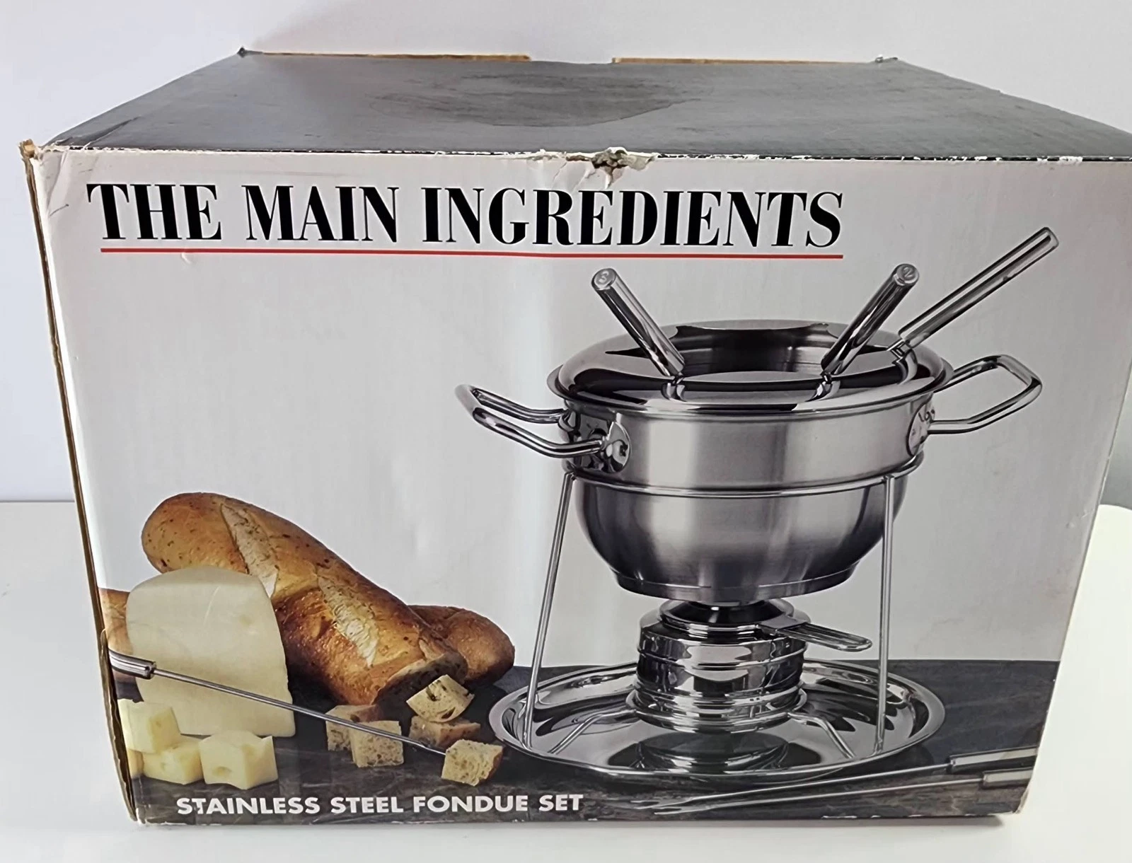 The Main ingredients Fondue Set Stainless Steel