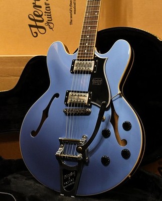 Heritage LTD H-535 Standard mit Bigsby Pelham Blue [2024 gebraucht] [3,75 kg/...