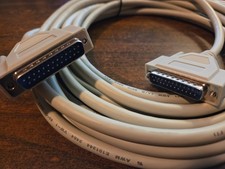 25ft. DB25 Male to Male 25-Conductor Serial/Parallel/SCSI Straight-Thru Cable