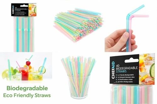 Straws Biodegradable Drinking Straws Eco Friendly Disposable Cocktail Mocktail