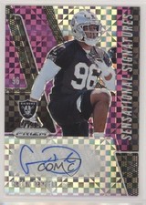 2019 Prizm Sensational Signatures Purple Power 13/49 Clelin Ferrell Auto ow1
