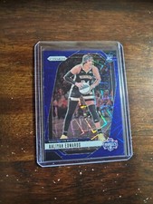 2024 Prizm WNBA Blue Lazer Velocity RC Rookie SP #70 Aaliyah Edwards Mystics