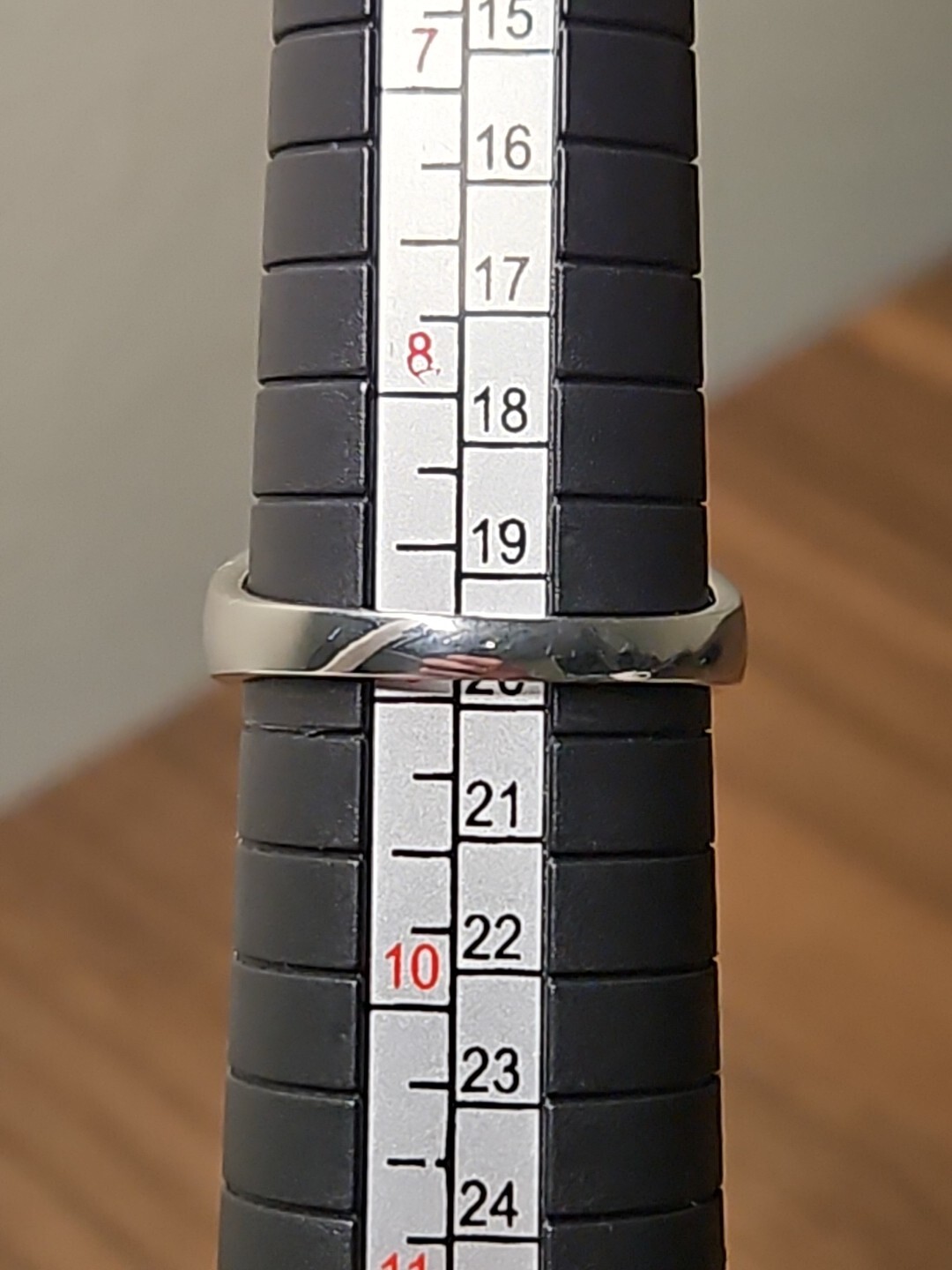 Womans Ring Rectangular Light Blue Stone Sterling… - image 10