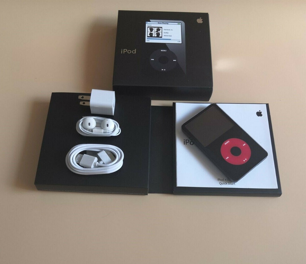 Apple iPod Classic Video 5th Generation Black/Red U2 Special