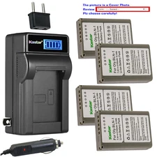 Kastar Battery LCD AC Charger for Olympus BLN-1 BLN1 Olympus OM-D E-M5 Camera