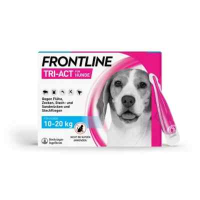FRONTLINE Tri-Act für Hunde 10 - 20 kg, 3 Pipetten PZN 16359878