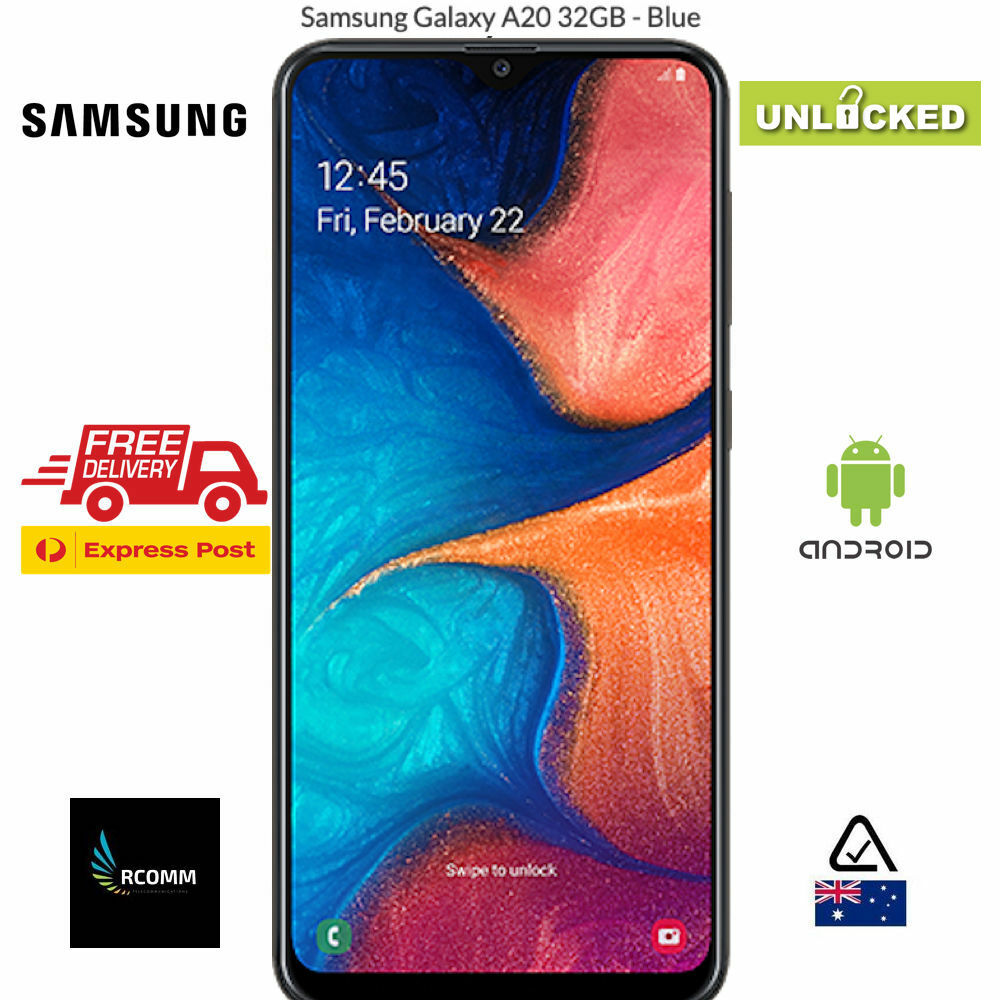 Galaxy A20 ブラック 32 GB au Galaxy A20 ブラック 32 GB au サムスン