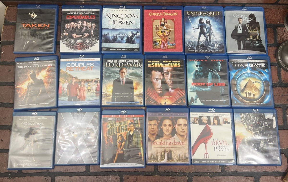 LOT of 18 Blu-rays Assorted Genres Dvds | eBay