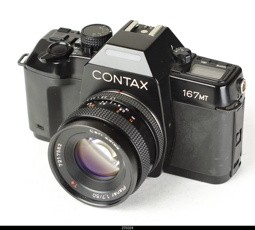 Contax 167 MT Zeiss Planar 1,7/50m SLR Film Camera Box Sold AS-IS PARTS REPAIR