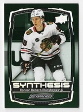 2023-24 Upper Deck Engrained Synthesis Green #S-35 Connor Bedard RC !!