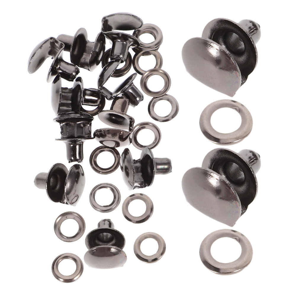 APL 20 pezzi fibbie per lacci scarpe ganci stivali scarpe lacci fibbie in metallo stivali da arrampicata