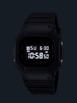 CASIO G-SHOCK DW-5600UBB-1 Digital Black Minimal Design Water