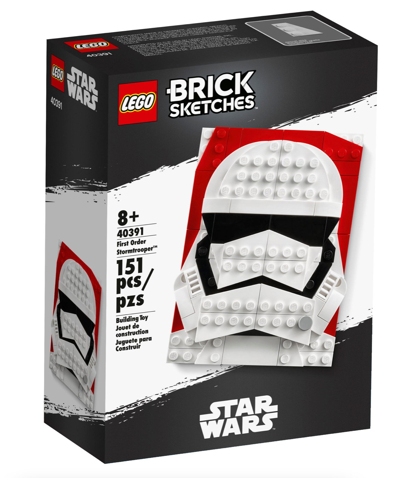 LEGO Sketches 40391 First Order Storm Trooper-Free Immediate Shipping!