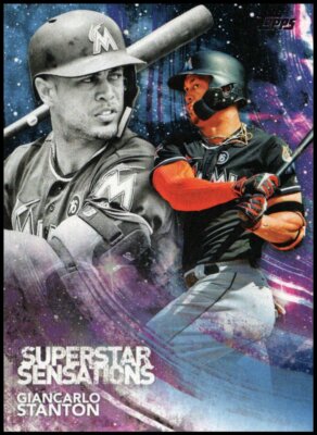 2018 Topps Superstar Sensations #SSS43 Giancarlo Stanton Marlins
