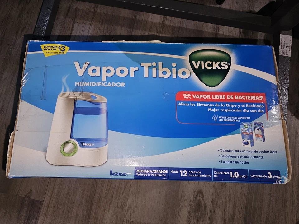 Vicks Warm Mist Humidifier 1 Gal Tank for Small to Medium Rooms - Image 2 of 3