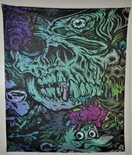 Grateful Dead poster Art Tapestry STROKE OF MIDNIGHT TAPESTRY DIFABBIO