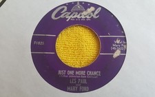 Les Paul And Mary Ford ‎– Just One More Chance / Jazz Me Blues 