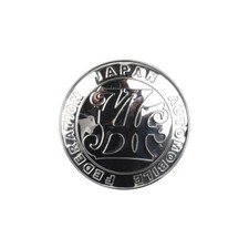 Jdm Silver Universal Jaf Japan Automotive Federation Emblem Front Grill Badge Jdm Silver Universal Jaf Japan Automotive Federation Emblem Front Grill Badge