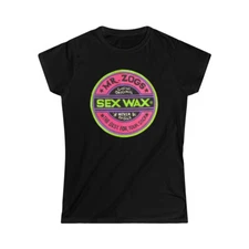 Mr. Zogs Sex Wax Large Neon 2 Logo Premium T-Shirt Outlaw Surf Womens