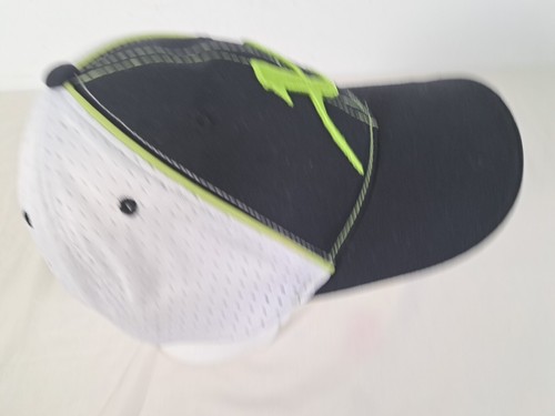 MHX Custom Fishing Rods Baseball Cap Mesh Black Adjustable White Embroidered NEW - Picture 9 of 14