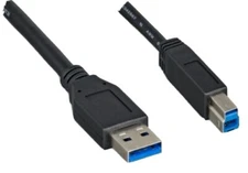 10Ft USB 3.0 Super Speed 4.8Gbps Type A Male to B Male Cable