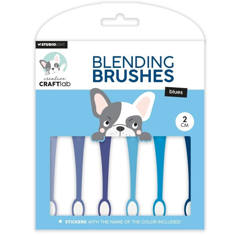 Studio Light - Creative Craft Lab - Blending Brushes and Matching Inks - Blues