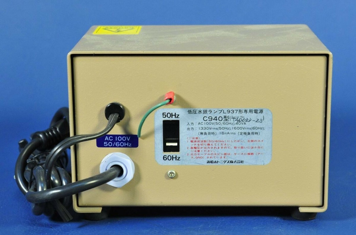 387 HAMAMATSU POWER SUPPLY 100VAC 50/60HZ C940 | eBay