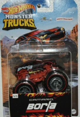 ホットウィール モンスタートラック ボーラ Borla カマロ NEW 2021 HOT WHEELS MONSTER TRUCKS CAMARO BORLA 5/5 | eBay